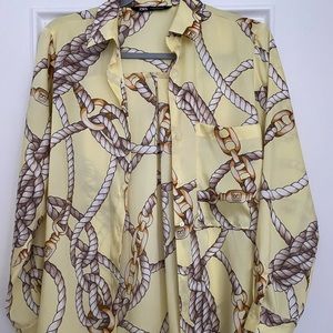 Satin Chain Blouse